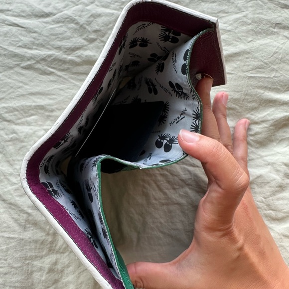 Min & Mon Fiona Vinyl Sequin Confetti Wallet - Picture 4 of 5